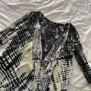 Blue&White Multicolor Cardigan